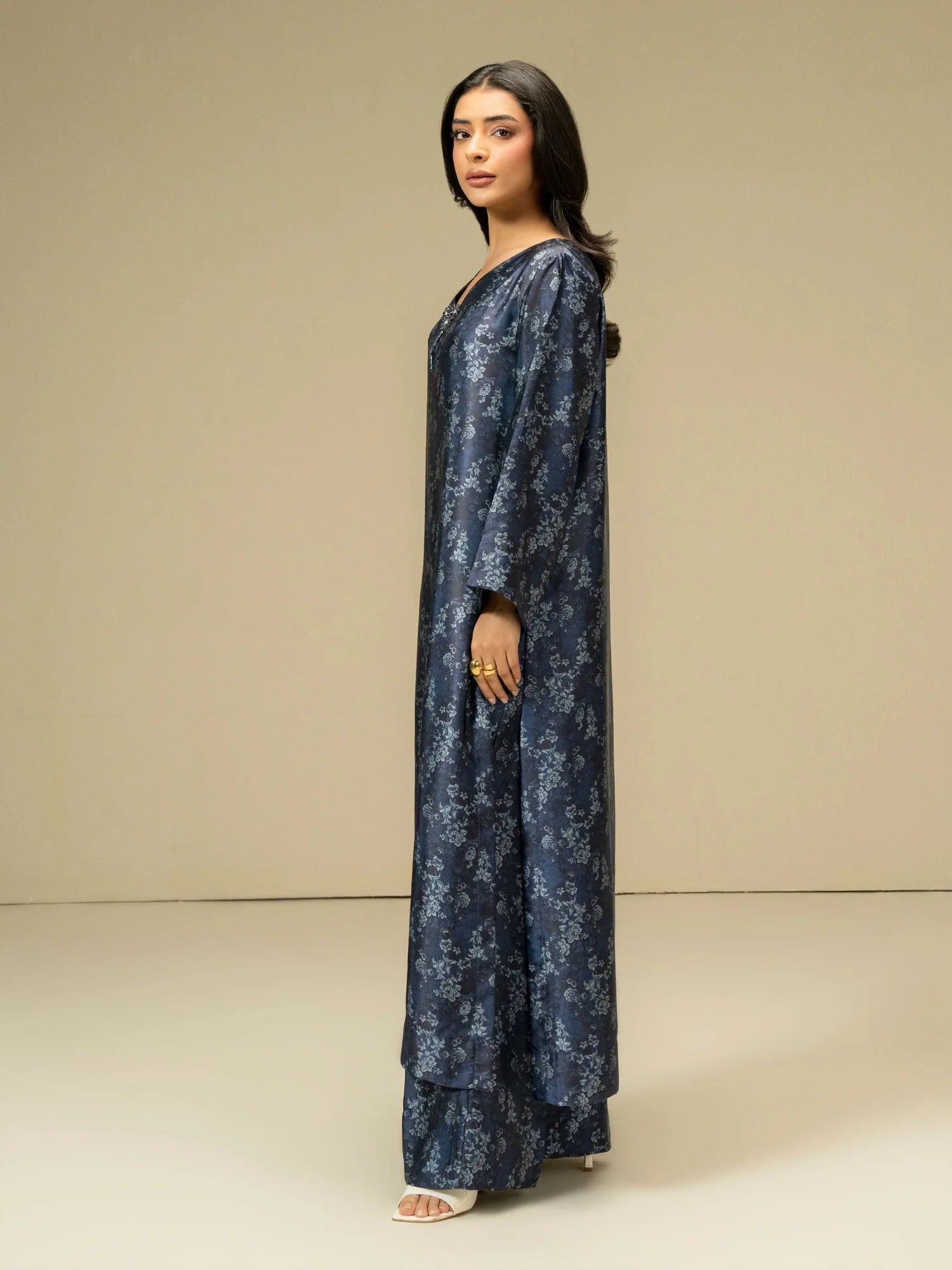 Limelight 2 Piece Silk Suit-Printed