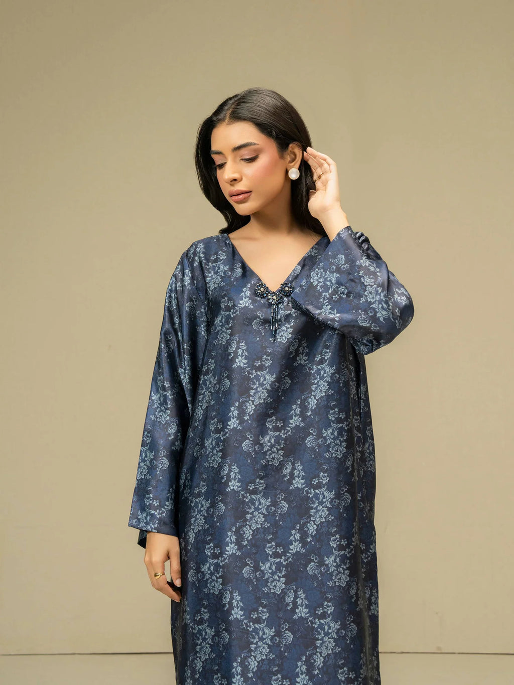 Limelight 2 Piece Silk Suit-Printed