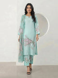 3 Piece Silk Suit Embroidered (Limelight)