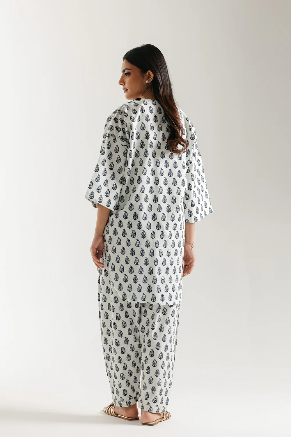 2 Piece Printed Suit (Ethnic)