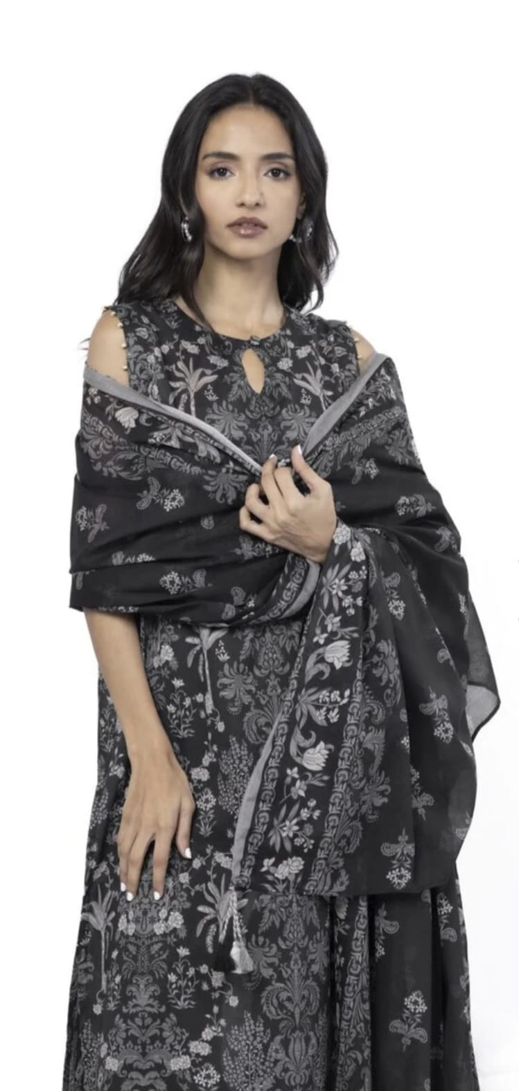 3 piece Sleeveless Suit - Khaadi